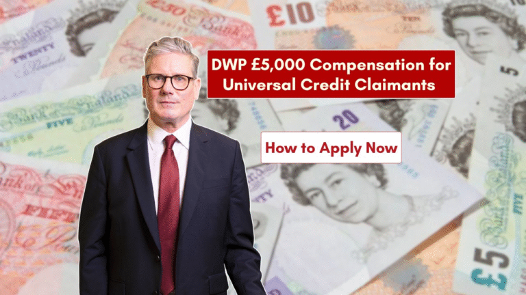 DWP £5,000 Compensation