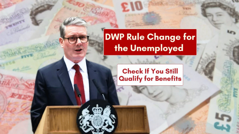 DWP Rule Change for the Unemployed