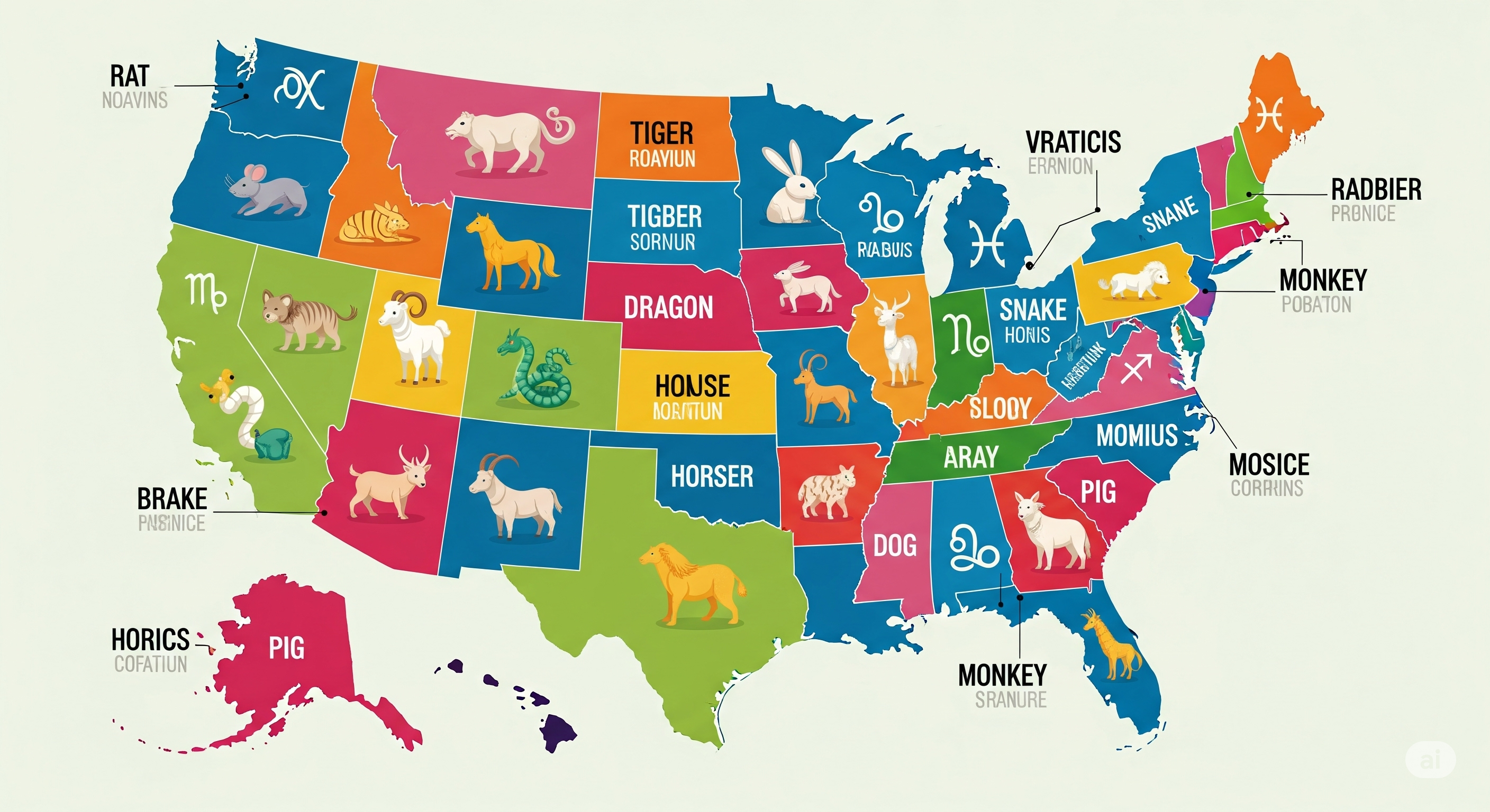 Where to Live in the United States Based on Your Chinese Zodiac Sign